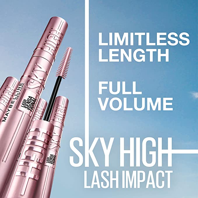 Rímel Maybelline Sky High - Black